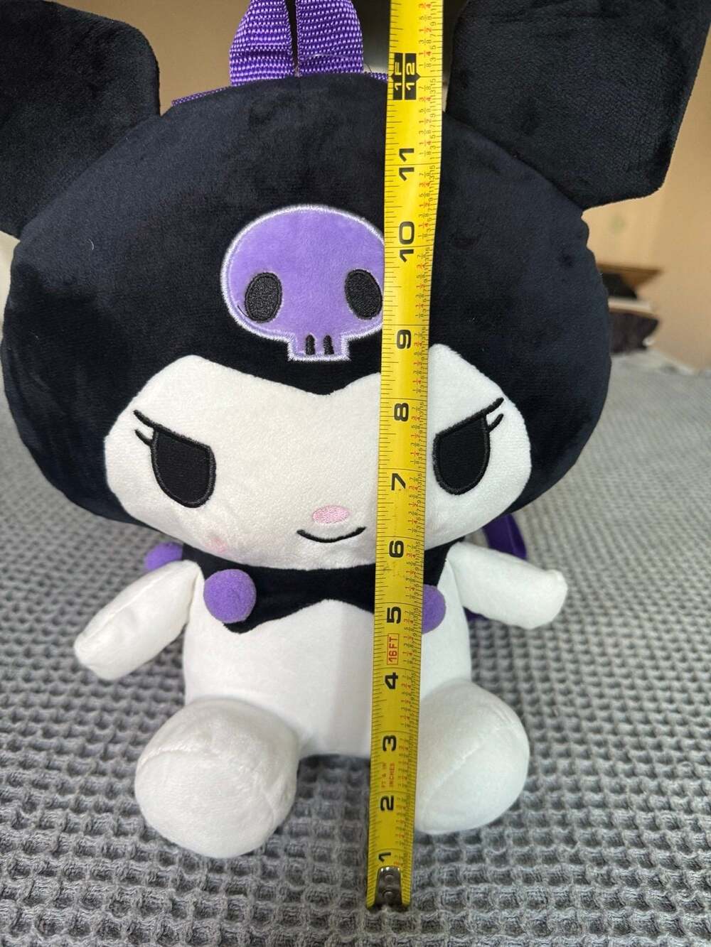 Kuromi Plush backpack - Picture 4 of 4